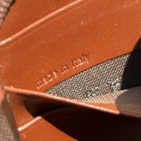 π₯ποΈπ« BURBERRY Beige/Brown Haymarket Check Coated Canvas Zip Around Walletπ₯π₯ - Picture 10 of 16